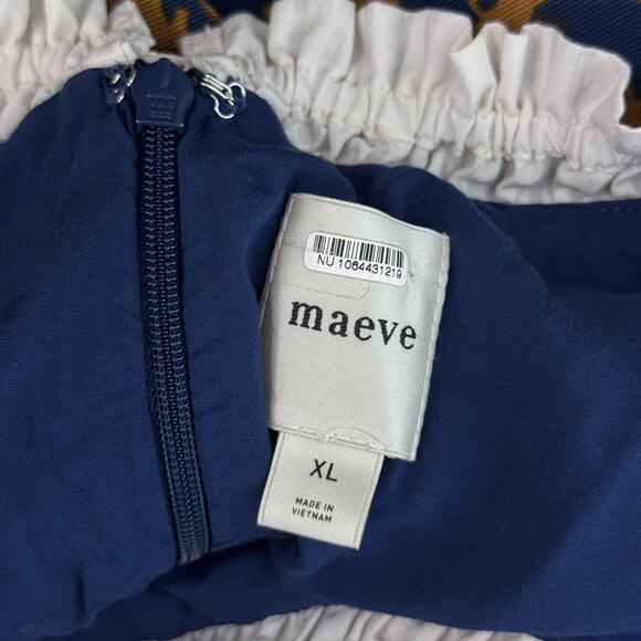 Maeve Dress Women XL Horse Bit Puff Sleeve Mini Western Equestrian Derby Anthro - Picture 4 of 14